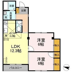 君塚ハイムの物件間取画像